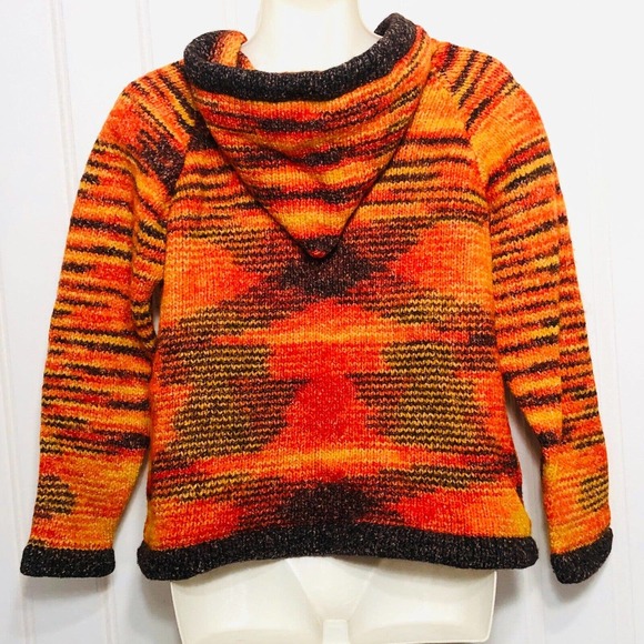 Alpaca Connection Sweater Hooded Knit Cardigan - Picture 5 of 6